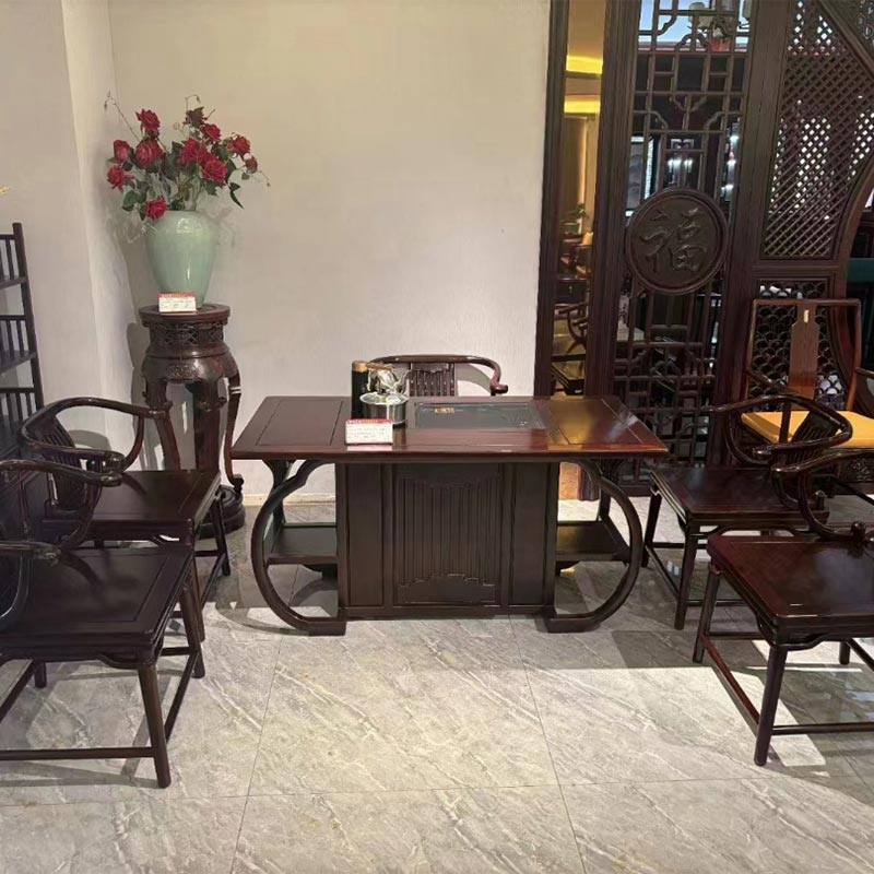 চাইনিজ স্টাইল রোজউড শাস্ত্রীয় চা টেবিল
