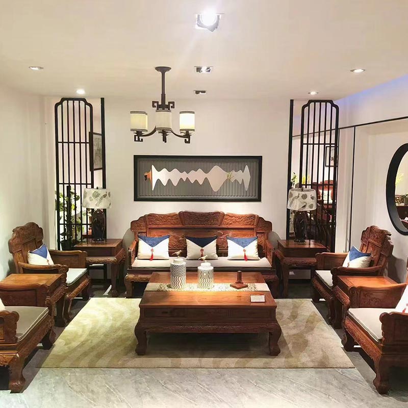 নতুন চাইনিজ স্টাইলের কর্নার সোফা